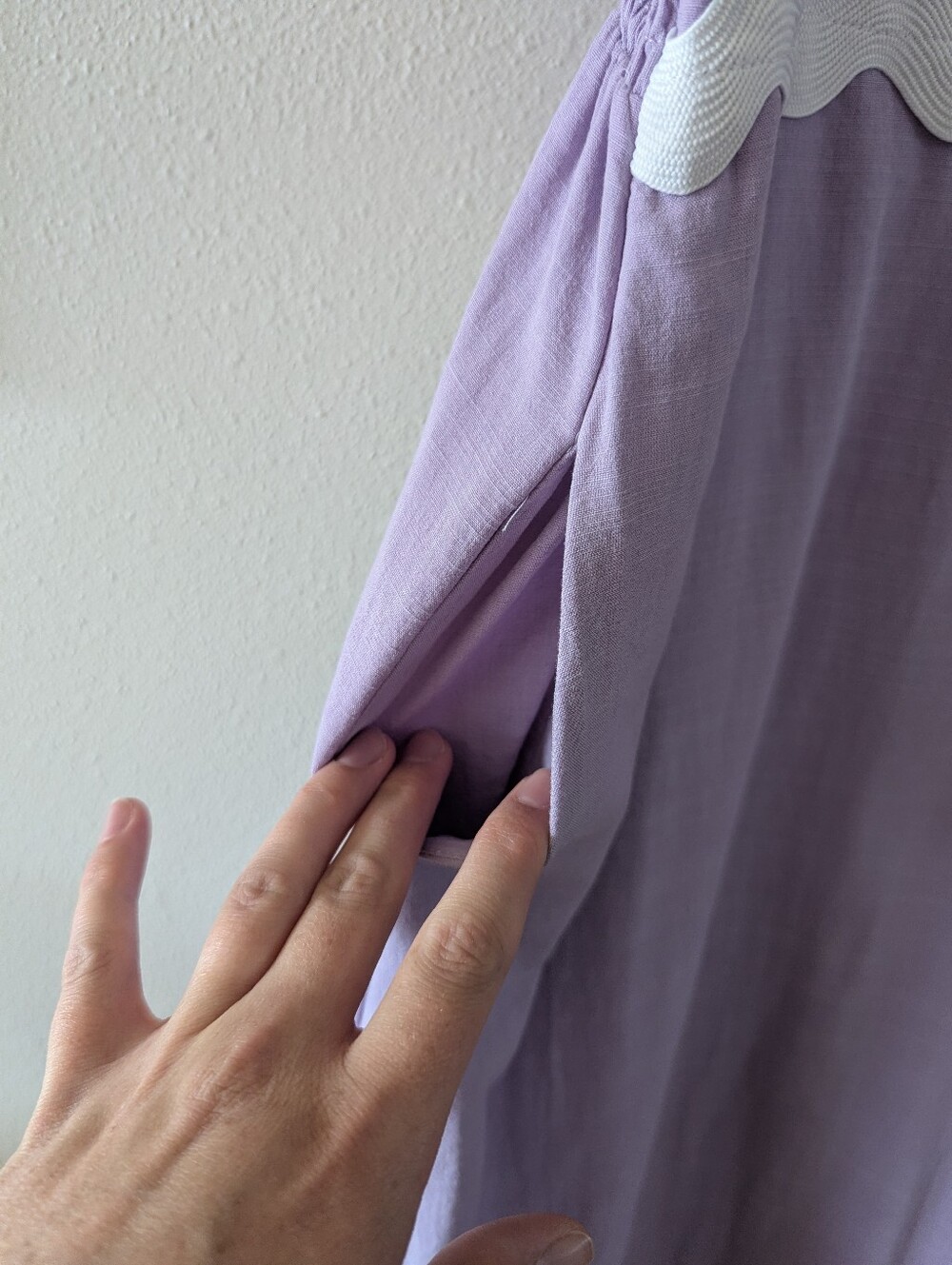 Purple Ric Rac Midi Dress - Picture 5 of 10